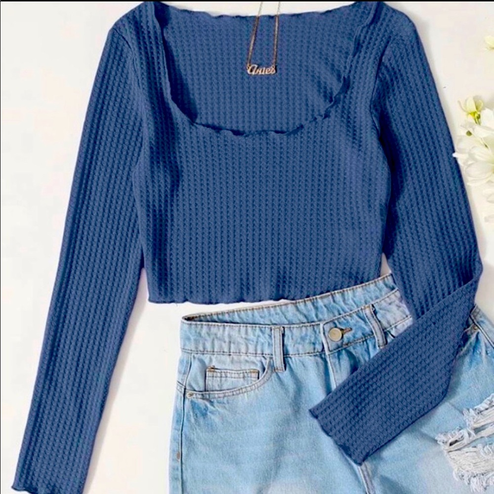 Long Sleeve Crop Top! 💞